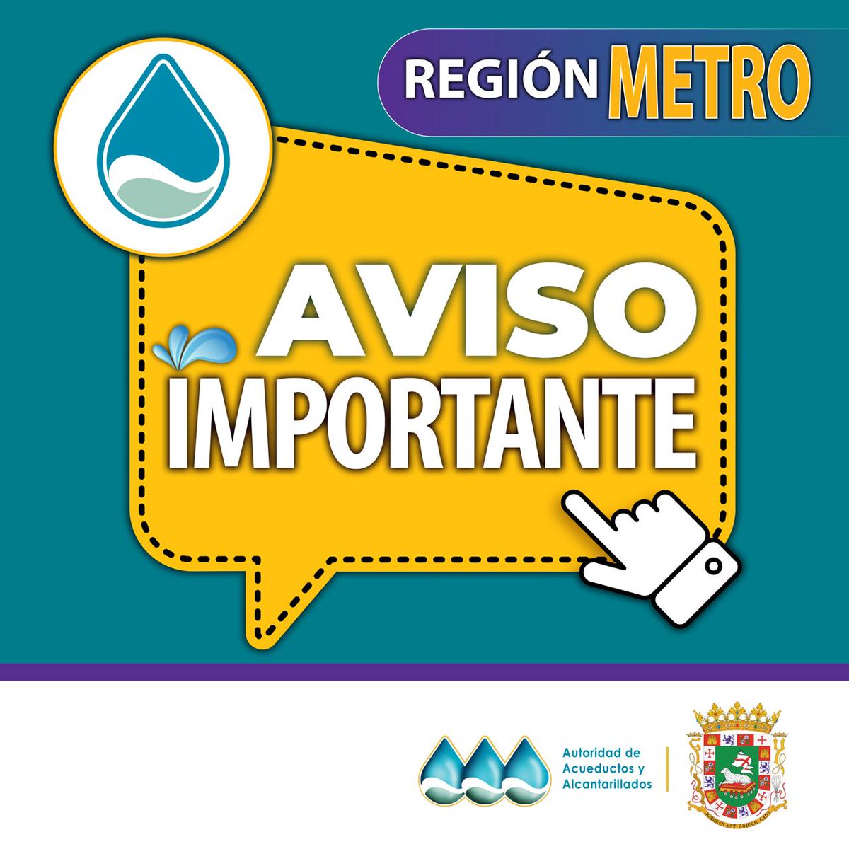 💧✅ [Aviso] Informamos que culminaron exitosamente los…