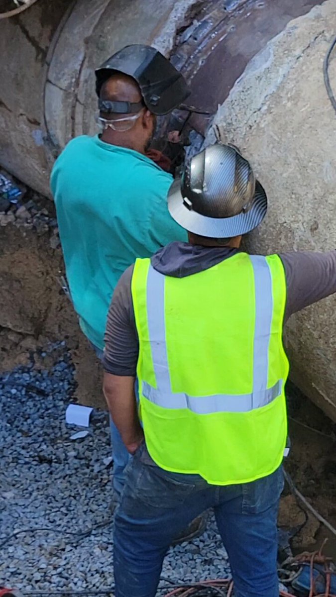 🔵 Actualización | Continúan los trabajos de reparación de…