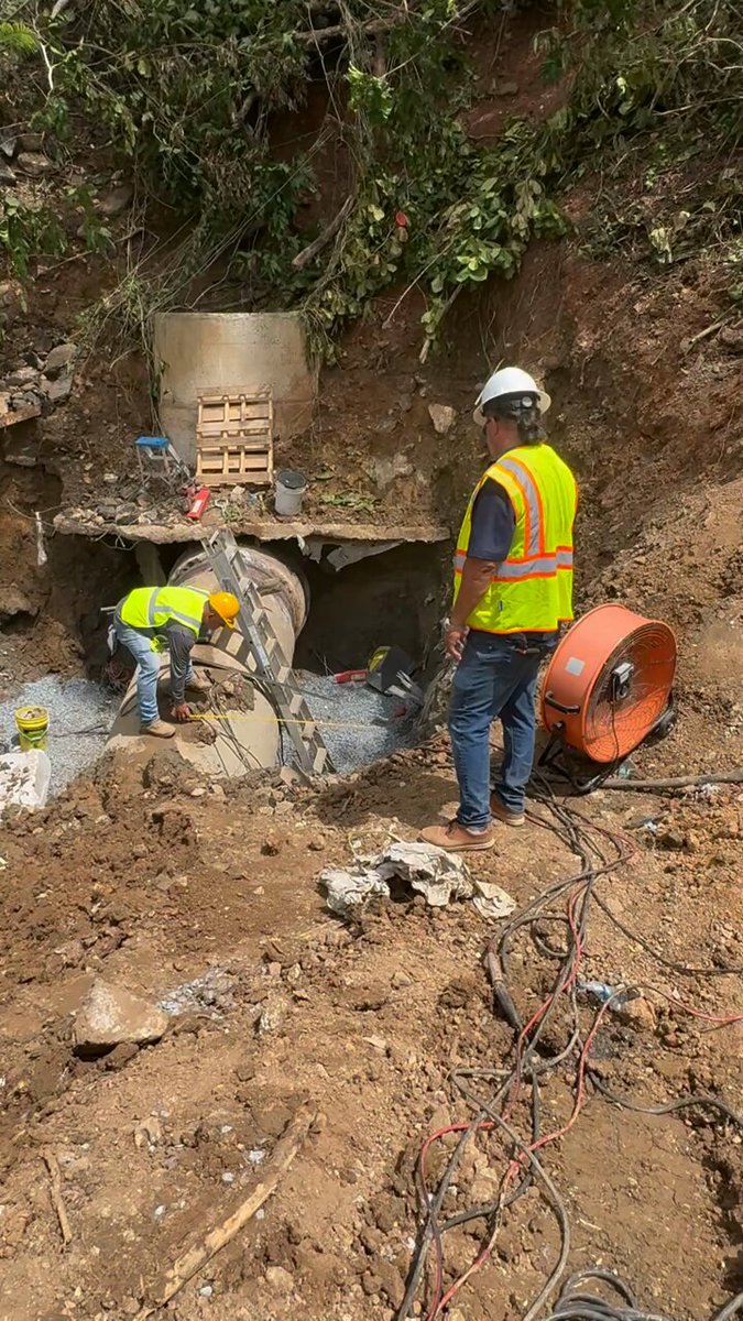 🔵 Actualización | Continúan los trabajos de reparación de…